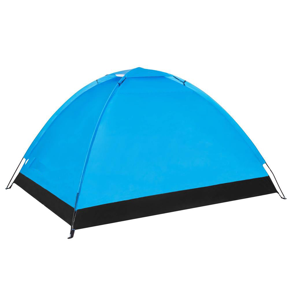 Cort plaja sau camping, impemeabil, cu protectie UV, 2 locuri, 200x150x110cm, albastru