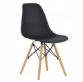 Scaun dining Scandinav pentru bucatarie, 38x42x82cm, negru