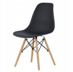 Scaun dining Scandinav pentru bucatarie, 38x42x82cm, negru