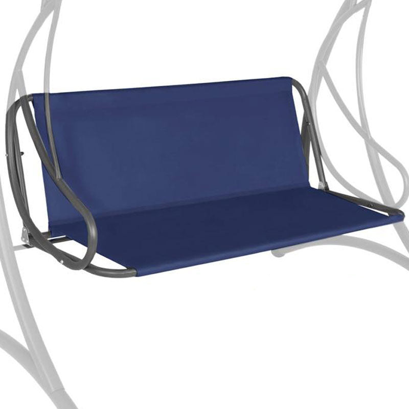 Husa din panza pentru leagan de gradina, sezut si spatar, 110x90cm, albastru