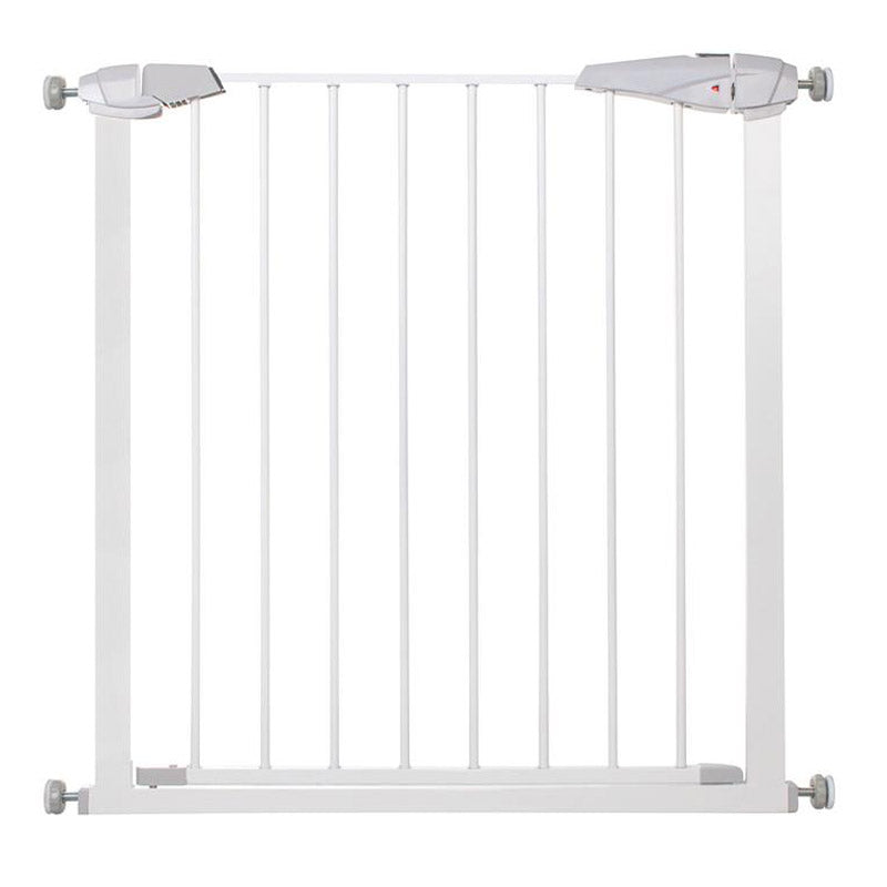 Poarta de siguranta Safety Gate pentru scari, ajustabila 76-85 cm, din otel, alba