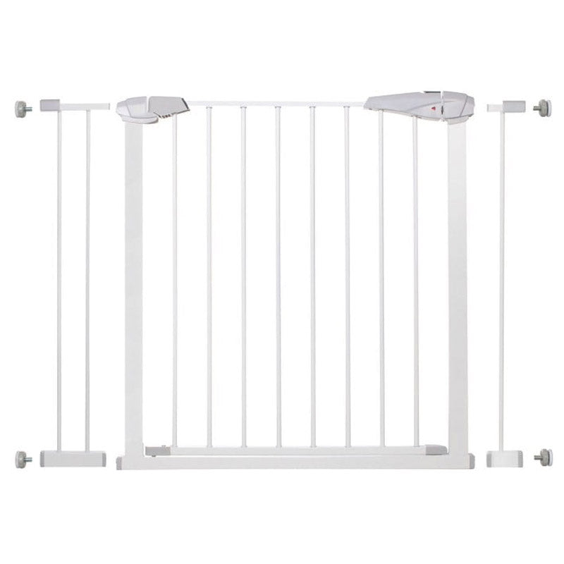 Poarta de siguranta Safety Gate pentru scari, ajustabila 97-106 cm, din otel, alba