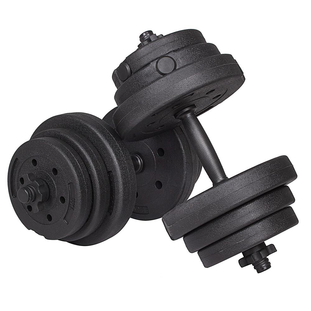 Set gantere reglabile 20kg (2x10kg) din compozit