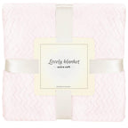 Patura pufoasa pentru 2 persoane, 2 fete, model in relief, 160x200cm, roz deschis