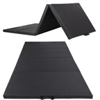 Saltea fitness groasa, dimensiune XXL, pentru antrenamente gimnastica, 240x120x5 cm, negru