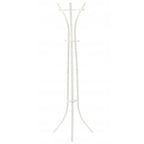 Cuier hol metalic 170 cm, design minimalist, alb