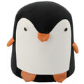 Taburet pentru copii, 28x25cm, maxim 50kg, model pinguin negru
