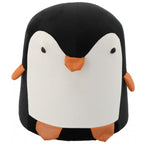 Taburet pentru copii, 28x25cm, maxim 50kg, model pinguin negru