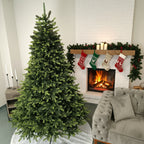 Brad artificial Christmas Deluxe by , Carpati cu varfuri verzi, 2D+3D, 230cm