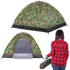 Cort plaja sau camping, impemeabil, cu protectie UV, 2 locuri, 200x150x110cm, camuflaj