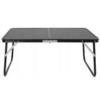 Masa pliabila metalica pentru gradina, plaja sau picnic, blat MDF, 60x42x27cm