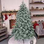 Brad artificial Christmas Deluxe by , Kovalivska argintiu, 3D, 210cm