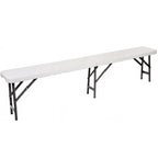 Set masa cu 2 banci pliabile tip valiza pentru gradina, camping, terase, 180x72x75cm