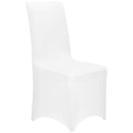 Husa pentru scaune de evenimente, marime universala, poliester si spandex, alb