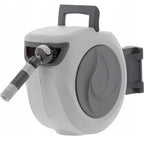 Tambur automat pentru furtun de gradina, 20m, montare pe perete, pivotant, retractabil