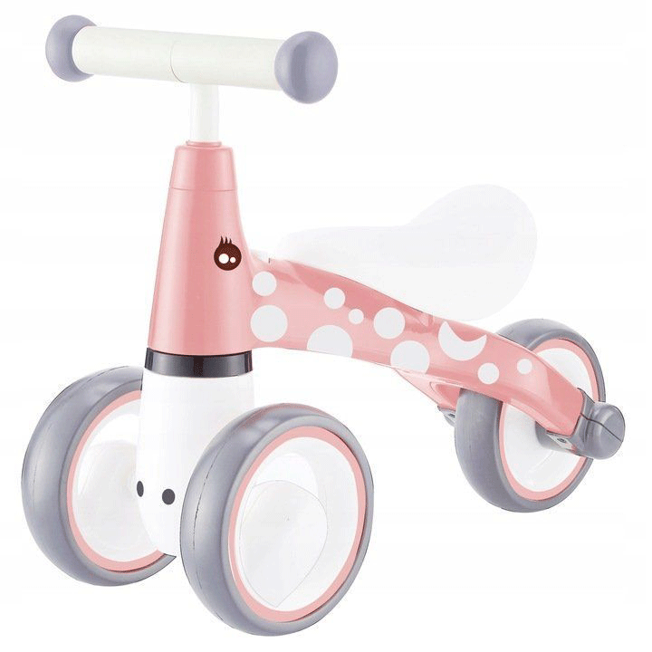 Mini bicicleta fara pedale, triciclu copii cu roti EVA, 50x22x39 cm, roz