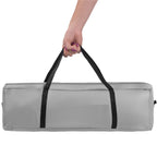 Cort plaja sau camping, impemeabil, cu terasa, 4 locuri, 200x350x135cm, gri