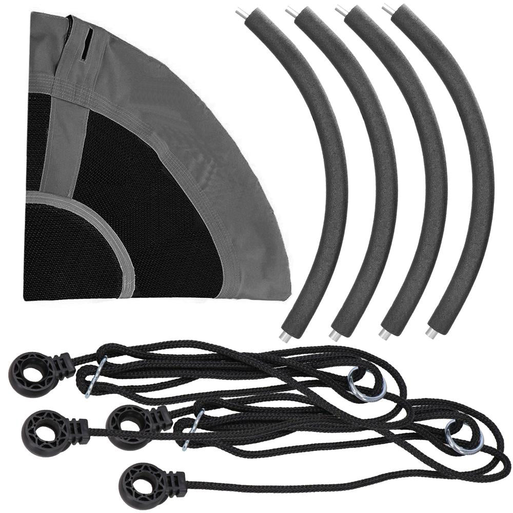 Leagan tip cuib 110cm, inaltime reglabila, 150 kg, Gri