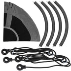 Leagan tip cuib 110cm, inaltime reglabila, 150 kg, Gri