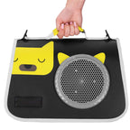 Geanta pentru transport animale mici, pentru caine si pisica, pliabila, 24x40x24 cm, negru