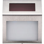 Lampa solara LED afisare numar de casa, inox, kit montare inclus, 20x18x3 cm