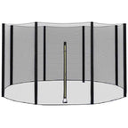 Plasa de siguranta si protectie pentru trambuline, 305 cm, inaltime 180 cm, cu 6 stalpi exteriori