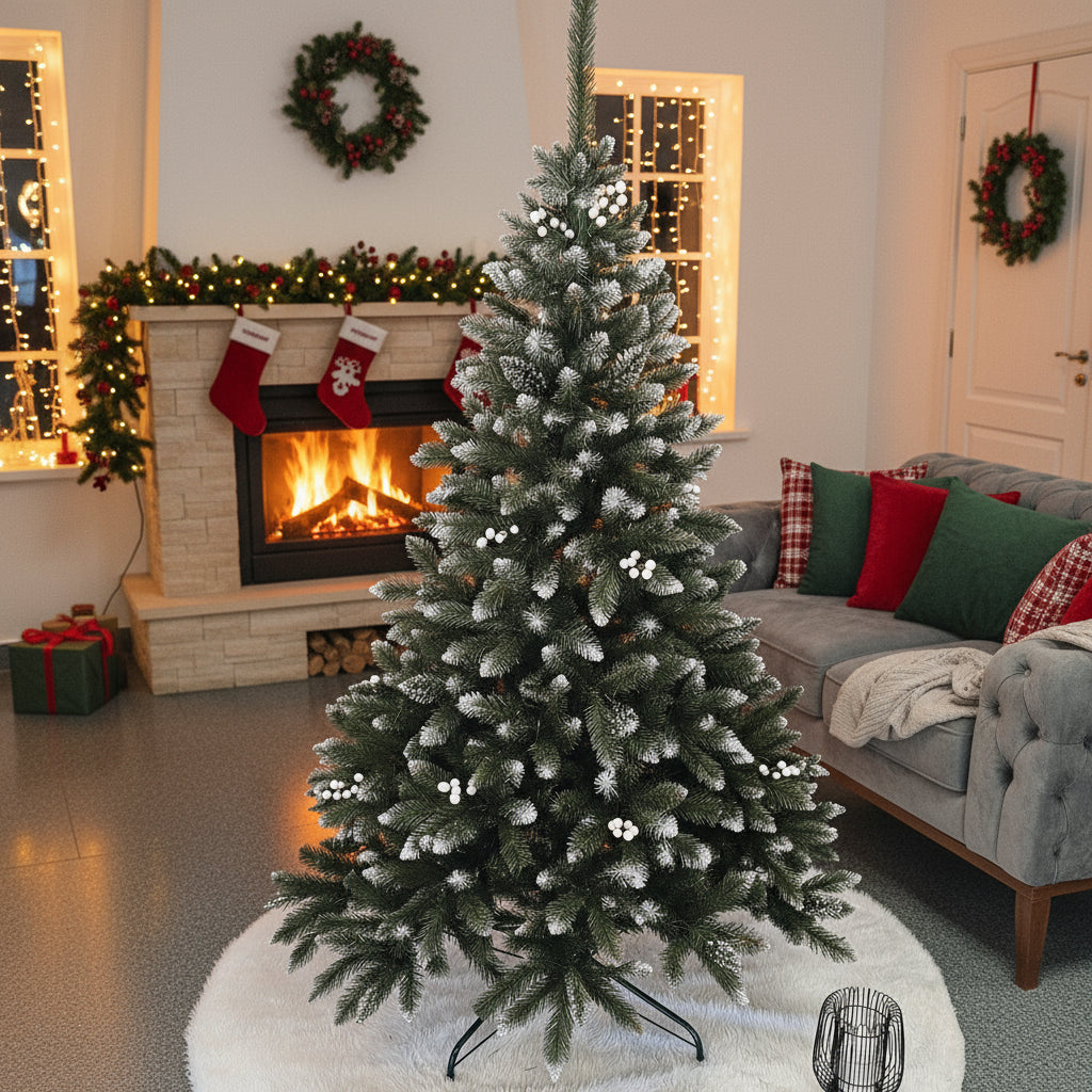 Brad artificial Christmas Deluxe by , WhiteBerry, 2D, 180cm