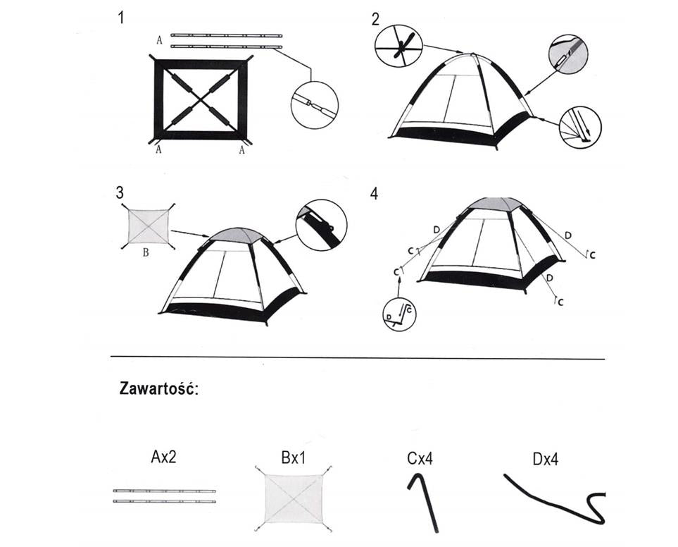 Cort plaja sau camping, impemeabil, cu protectie UV, 2 locuri, 200x150x110cm, albastru
