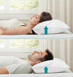 SONGMICS Perna cu suprafata moale, 80x80 cm, umplutura 1500 g, alb