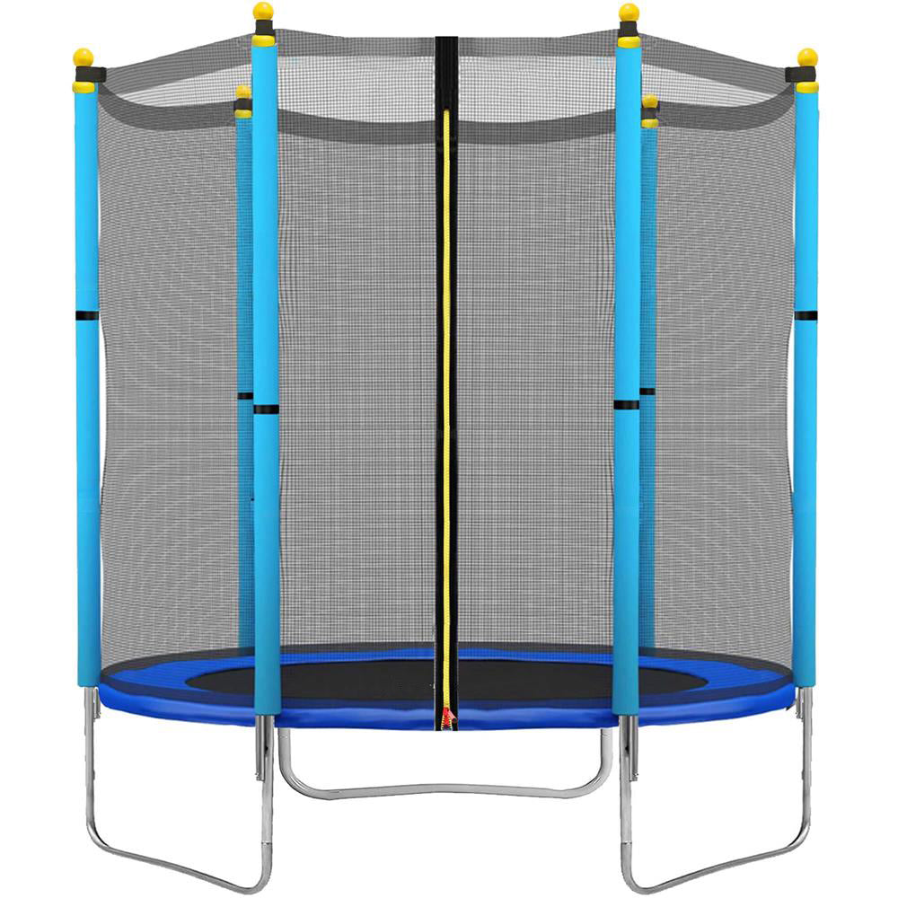 Trambulina Blue, cu plasa de protectie exterioara, 140 cm