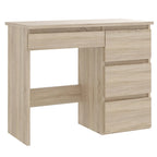 Birou calculator Beta 3 cu 4 sertare, 94x43x75 cm, finisaj sonoma