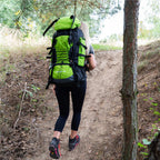 Rucsac tactic militar pentru drumetie, cu husa de ploaie, 90 litri, 25 kg, 85x38x26 cm, verde negru