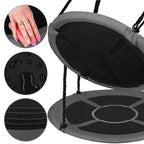 Leagan tip cuib 110cm, inaltime reglabila, 150 kg, Gri