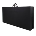 Saltea fitness groasa, dimensiune XXL, pentru antrenamente gimnastica, 240x120x5 cm, negru