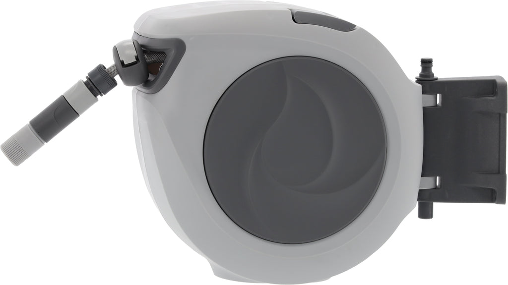 Tambur automat pentru furtun de gradina, 15m, montare pe perete, pivotant, retractabil