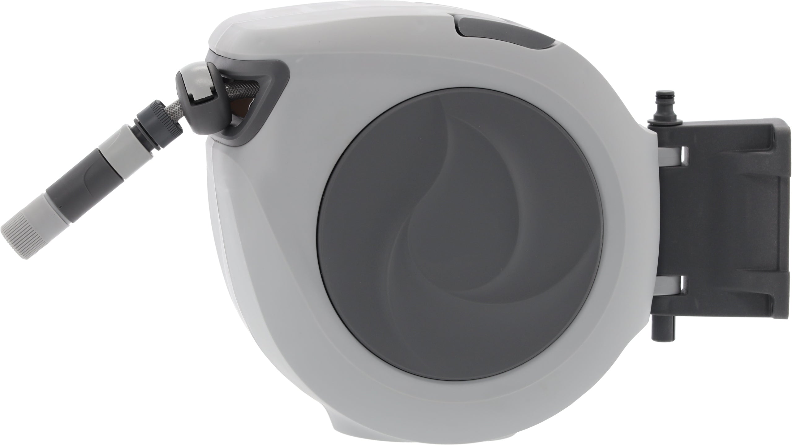 Tambur automat pentru furtun de gradina, 15m, montare pe perete, pivotant, retractabil