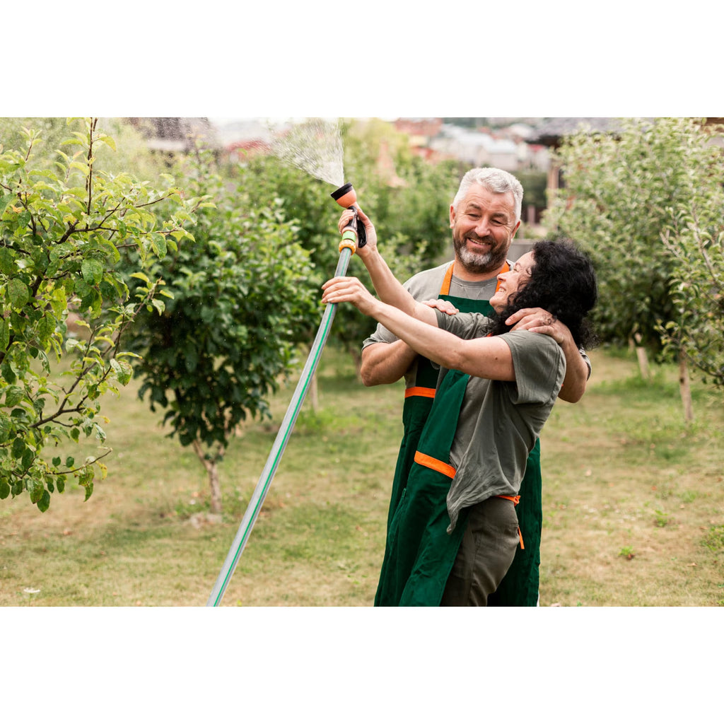 Furtun gradina armat Premium, 1/2" diametru, 30 m, protectie UV, 8 bar presiune, 4 straturi, verde