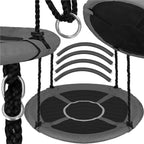 Leagan tip cuib 110cm, inaltime reglabila, 150 kg, Gri