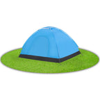 Cort plaja sau camping, impemeabil, cu protectie UV, 2 locuri, 200x150x110cm, albastru