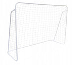 Poarta de fotbal pentru copii, 213x152x75 cm, alb – otel durabil, usor de asamblat, ideala pentru joaca in aer liber