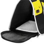 Geanta pentru transport animale mici, pentru caine si pisica, pliabila, 24x40x24 cm, negru