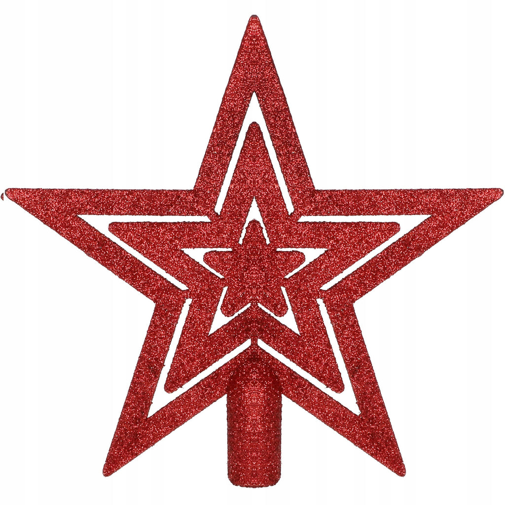 Set globuri si decoratiuni de Craciun, 51 piese, diverse dimensiuni, rosu