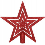 Set globuri si decoratiuni de Craciun, 51 piese, diverse dimensiuni, rosu