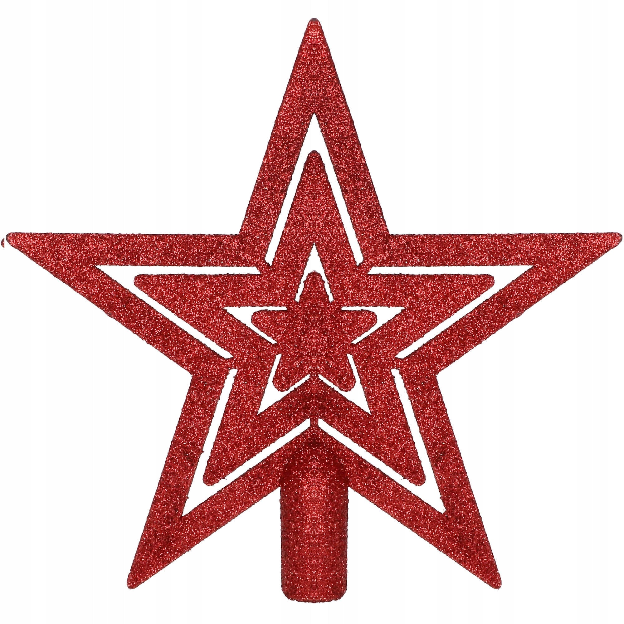 Set globuri si decoratiuni de Craciun, 51 piese, diverse dimensiuni, rosu