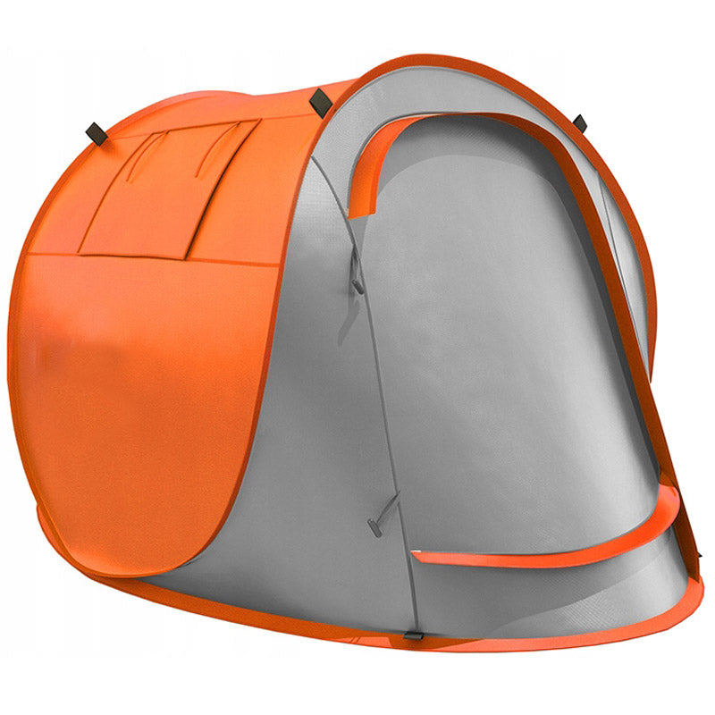 Cort plaja si picnic , protectie UV, 210x130x90 cm, portocaliu gri