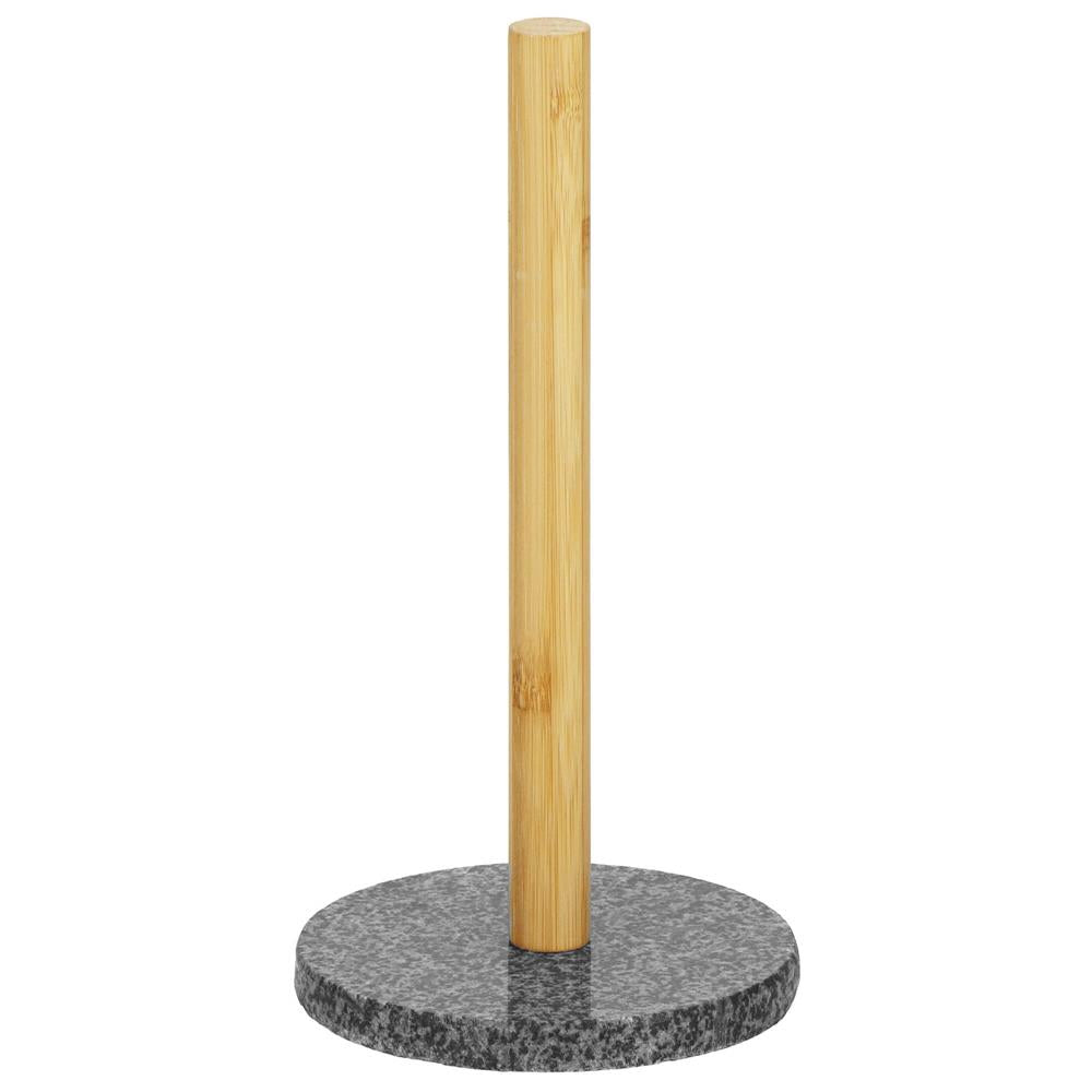 Suport prosoape de bucatarie din bambus cu suport de granit, 29cm
