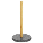 Suport prosoape de bucatarie din bambus cu suport de granit, 29cm