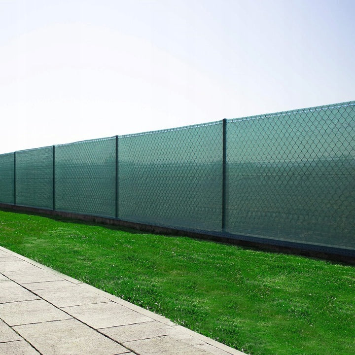 Plasa umbrire si intimitate pentru gard, 1.5m latime, 50m lungime, 65g densitate, verde