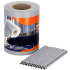 Panou de gard pentru intimitate in gradina, PVC, 35 x 0.19 m, gri