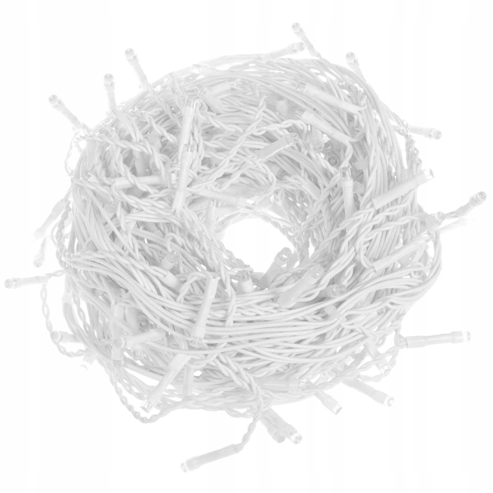 (DL) Ghirlanda luminoasa tip perdea 200 LED-uri, 8m, pentru interior/exterior, iluminare alba